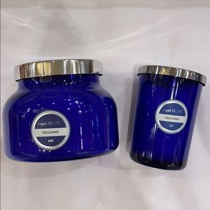 Capri blue volcano candle